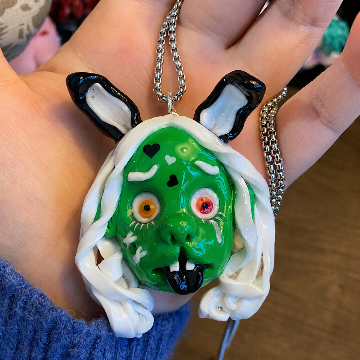 Green Ghost Bride Charm