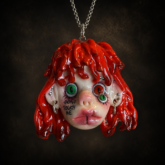 Red Hair Doll Pendant