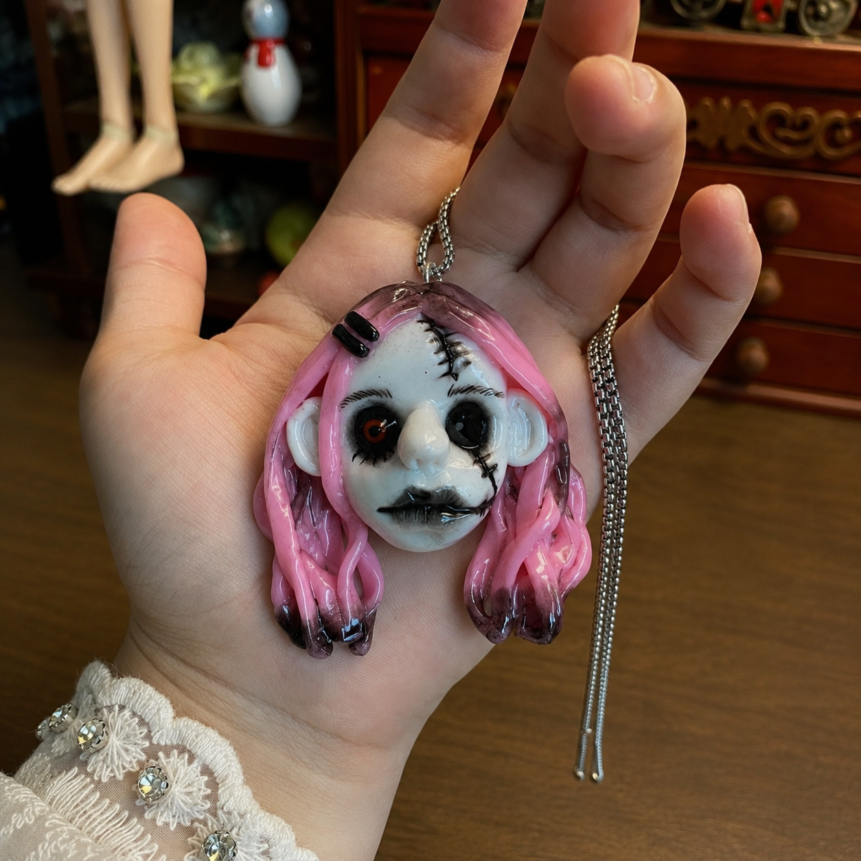 Dark Dolls Pink Strange Girl Charm