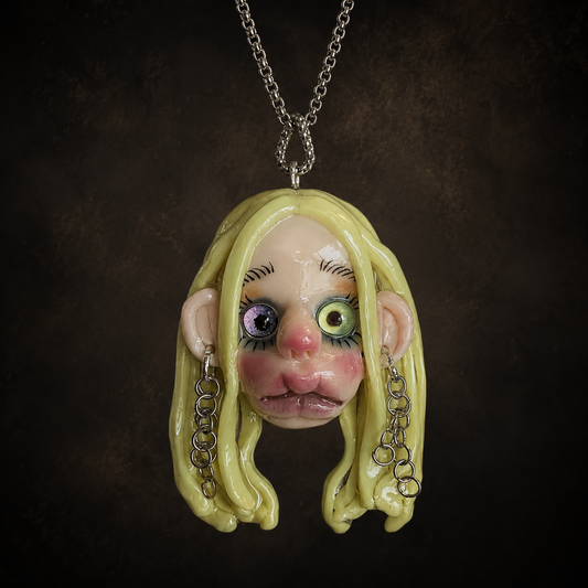 Lumi the Odd Elf Doll Necklace