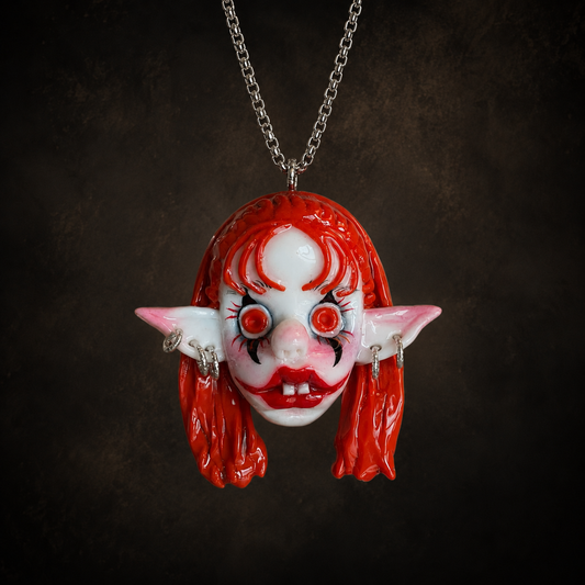 Ruby the Red-Eyed Doll Necklace
